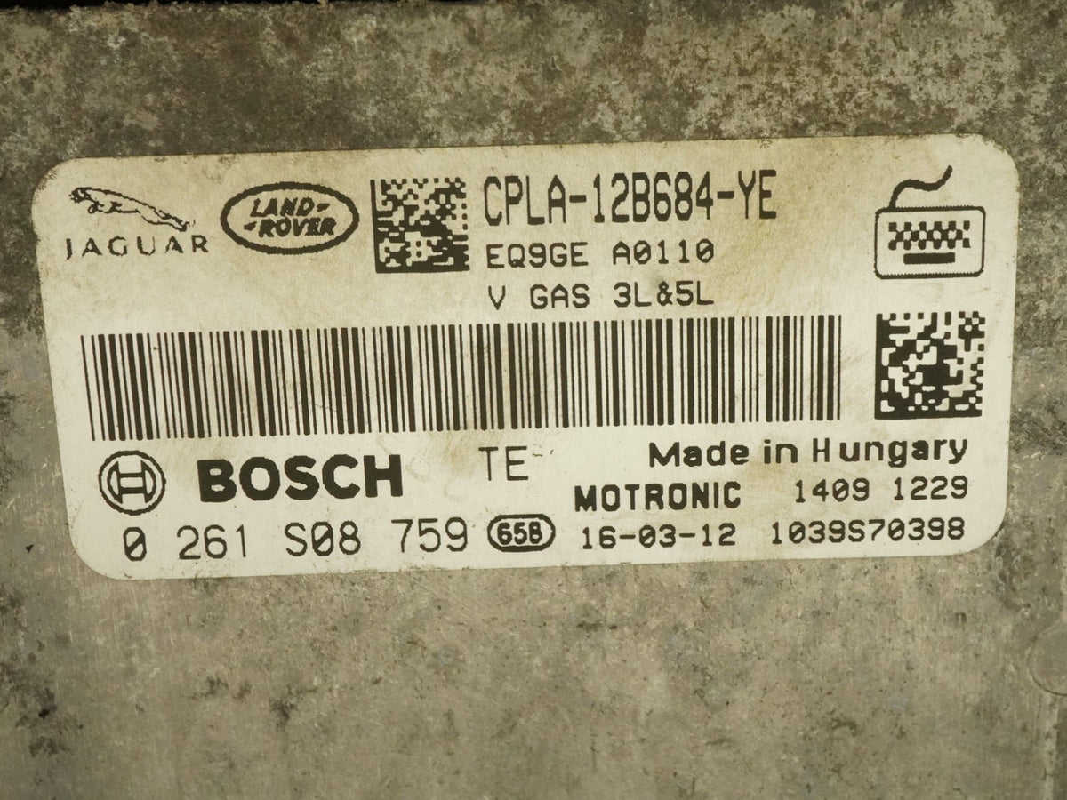 2013-2019 Jaguar XJ X351 Gasoline OEM Engine Control Module ECM/ECU CPLA12B684YE