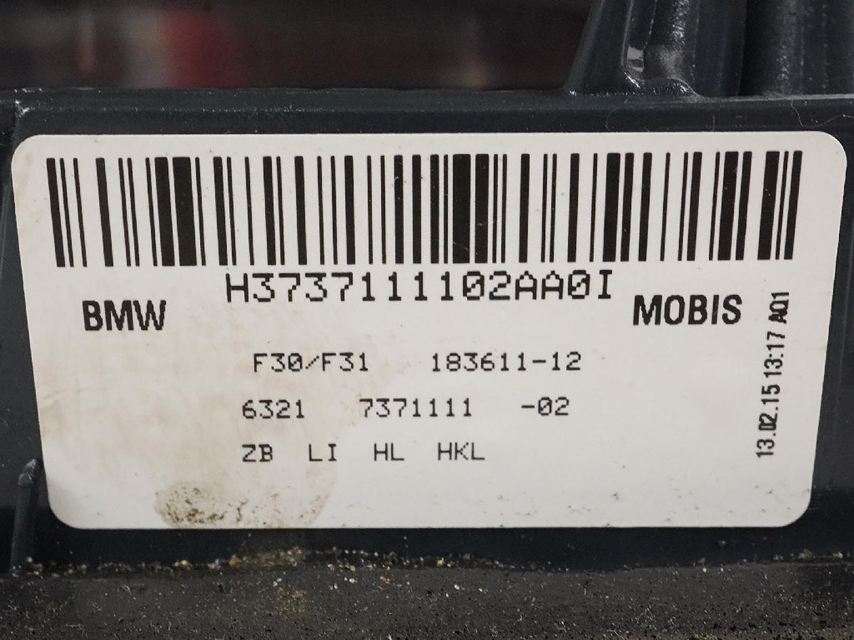 2012 - 2015 Bmw 3 Series F30 Taillight Brake Stop Lamp Decklid Rear Left OEM