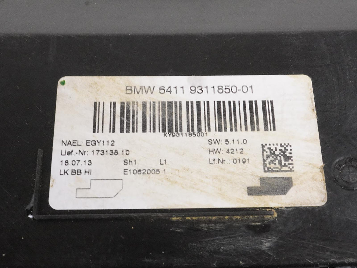 2013 - 2015 Bmw 5 Series F30 Ac Heater Climate Temperature Control Module OEM
