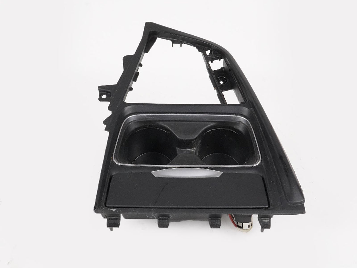 2012 - 2018 Bmw 3 Series F30 Cup Holder Dual Insert Ashtray Lighter Center OEM