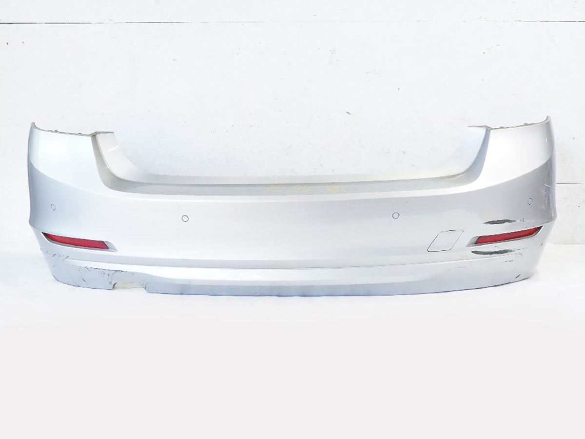 2012 - 2015 Bmw 3 Series F30 Bumper Panel Cover W Park Assist Sensor Rear OEM