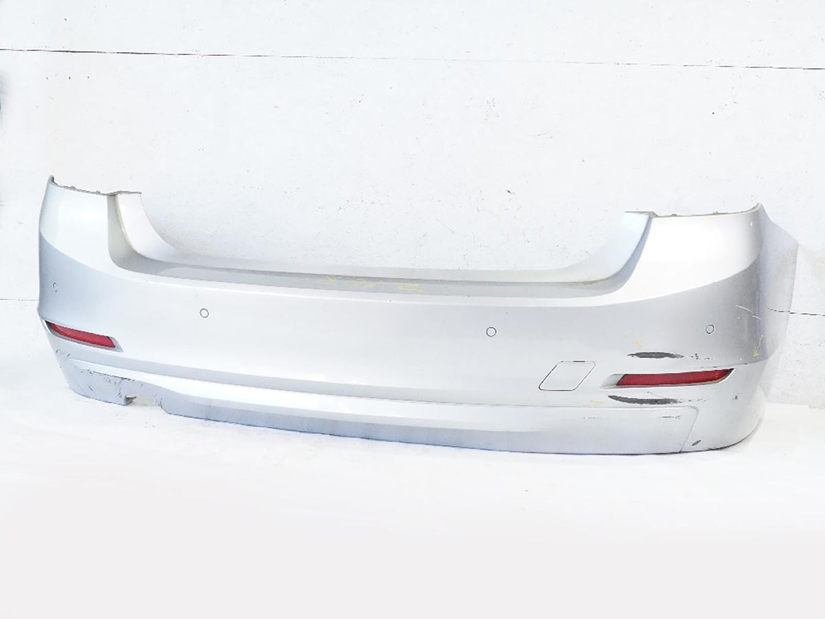 2012 - 2015 Bmw 3 Series F30 Bumper Panel Cover W Park Assist Sensor Rear OEM