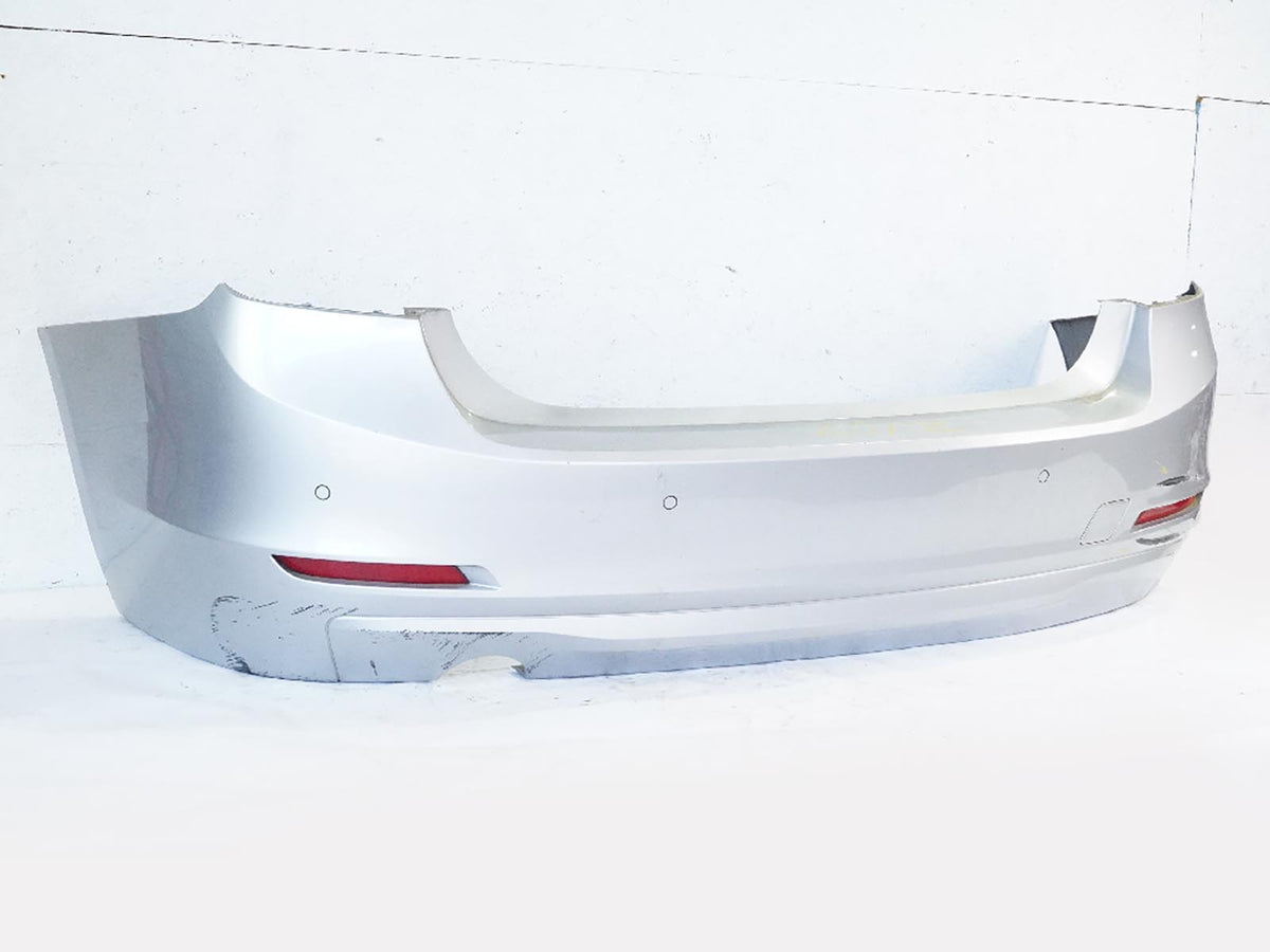 2012 - 2015 Bmw 3 Series F30 Bumper Panel Cover W Park Assist Sensor Rear OEM