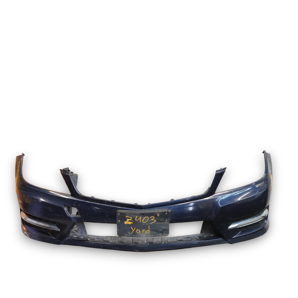  12-14 Mercedes C250 C350 W204 Bumper Panel Cover Extr Front 2048807847 Blue 890U, buy