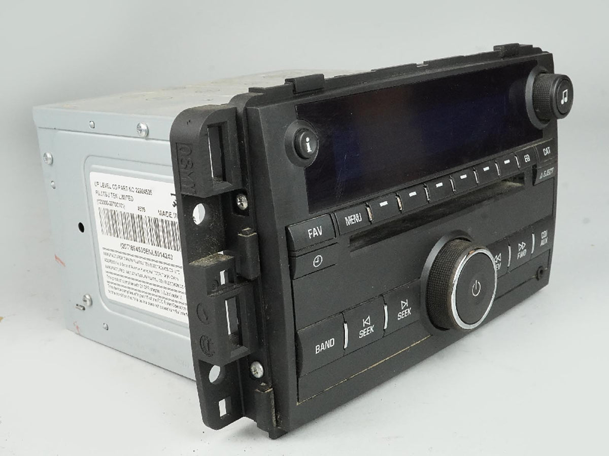2012 - 2016 Chevrolet Impala Am Fm Audio Radio Cd Player Receiver Wo Code OEM