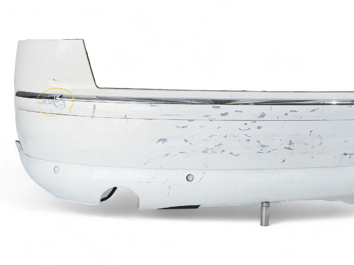 2003 - 2010 Audi A8 D3 Bumper Panel Cover Exterior W Park Assist Sensor Rear OEM