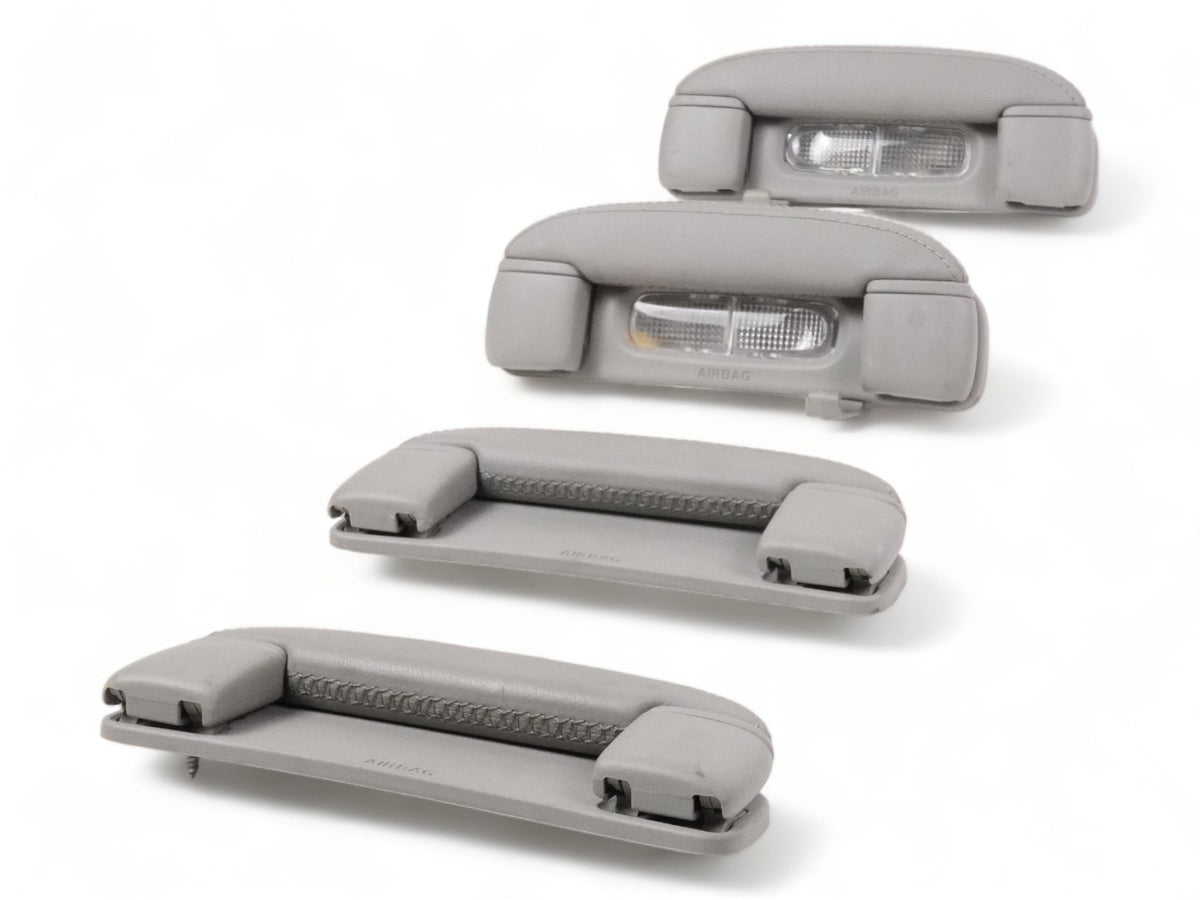 2004 - 2007 Jaguar Xj8 Grab Handle W Light Lamp Overhead Console Front Rear Set