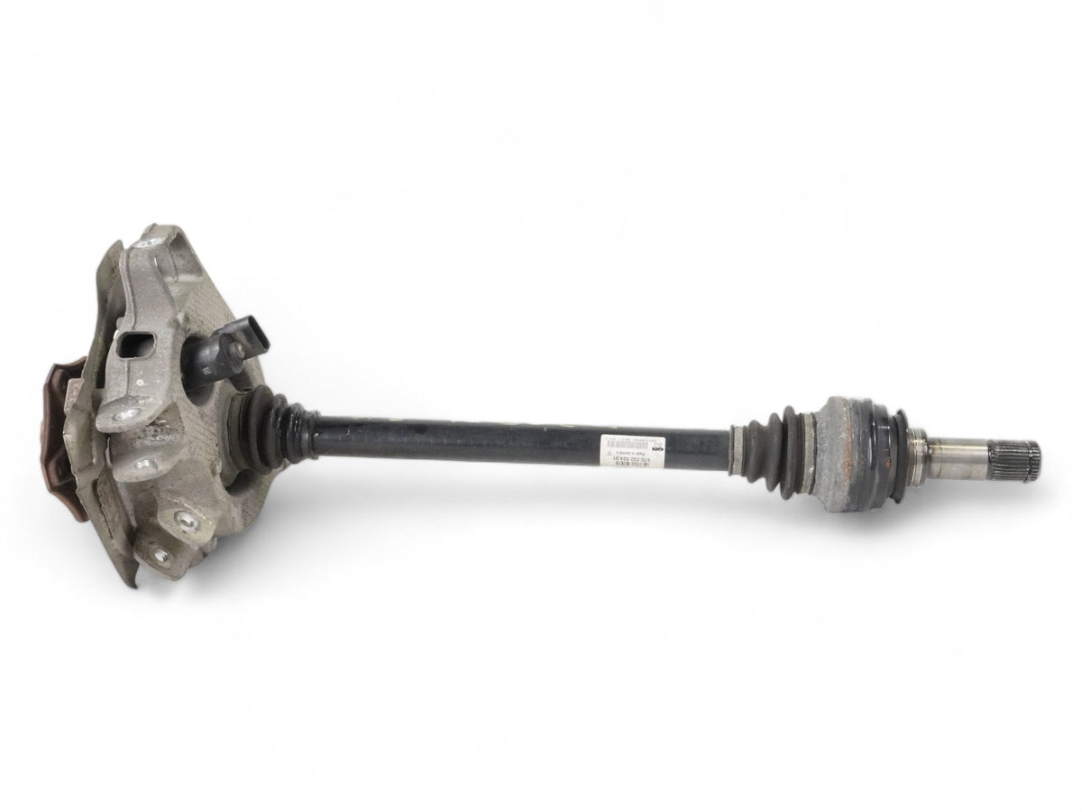 10-13 Porsche Panamera 970 Spindle Knuckle W Hub Axle Shaft Rear Left Side OEM