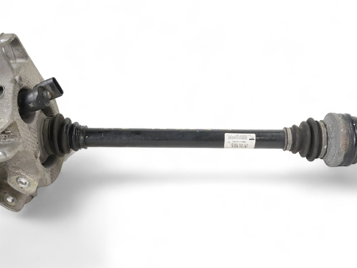 10-13 Porsche Panamera 970 Spindle Knuckle W Hub Axle Shaft Rear Left Side OEM