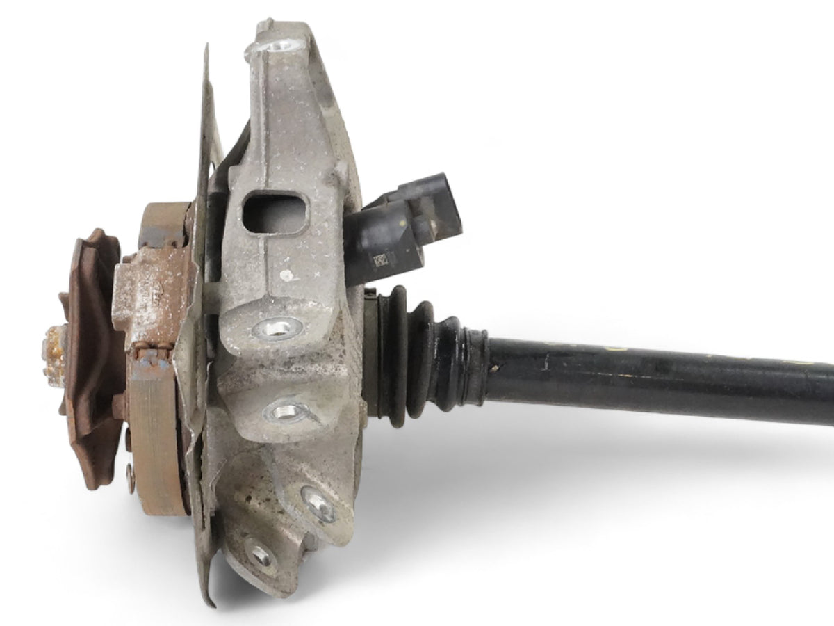 10-13 Porsche Panamera 970 Spindle Knuckle W Hub Axle Shaft Rear Left Side OEM