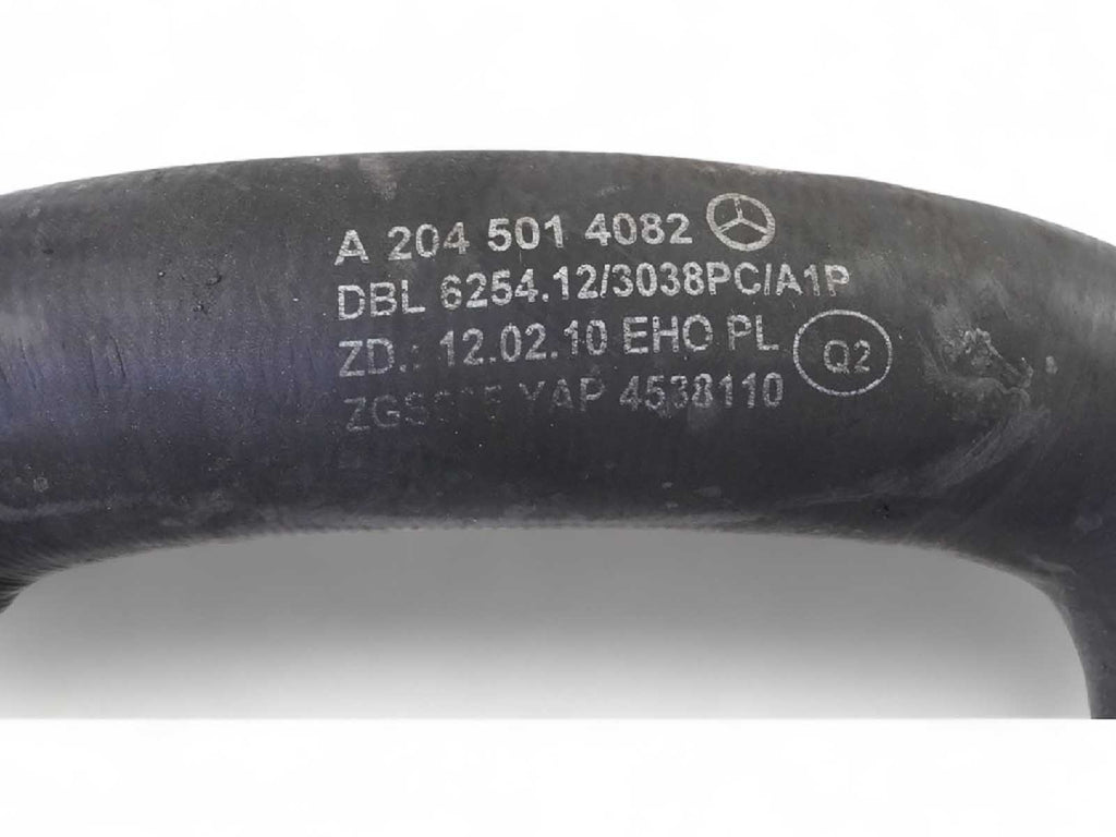  2012 - 2015 Mercedes C Class W204 C350 Hose Tube Pipe Coolant Water Radiator OEM, used