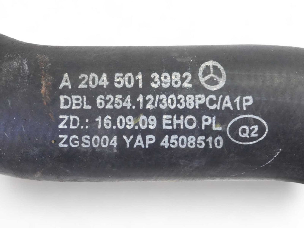 2012 - 2015 Mercedes Benz C Class W204 C350 Hose Tube Pipe Coolant Cooling OEM, used