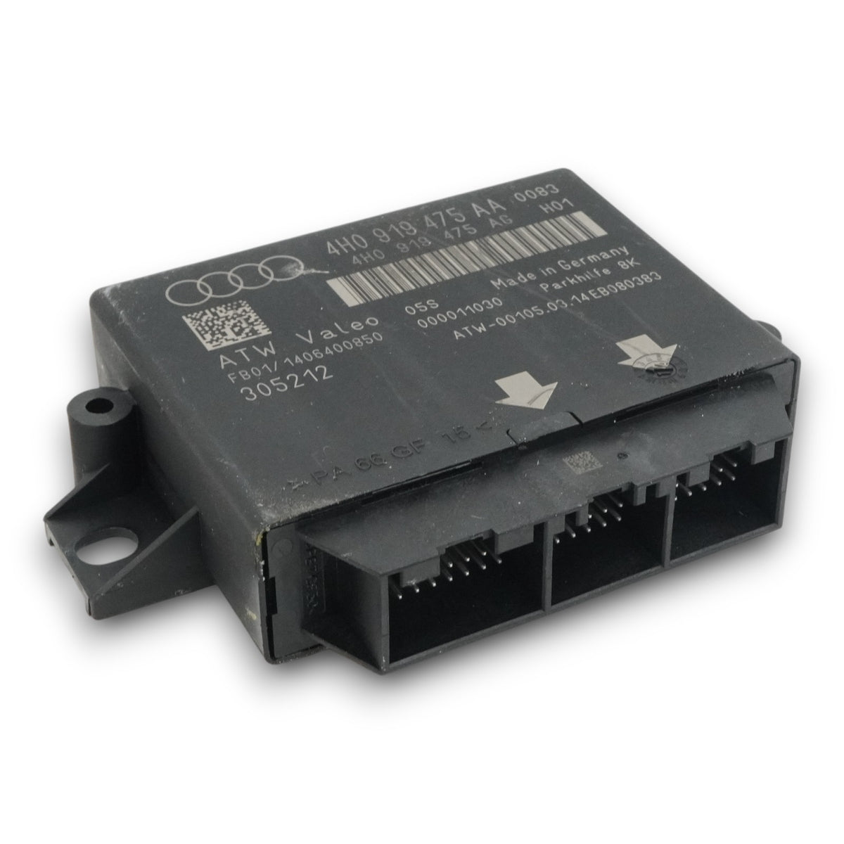 11-14 Audi A8 A8l D4 Parktronic Assist Trunk Area Control Module 4h0919475aa OEM