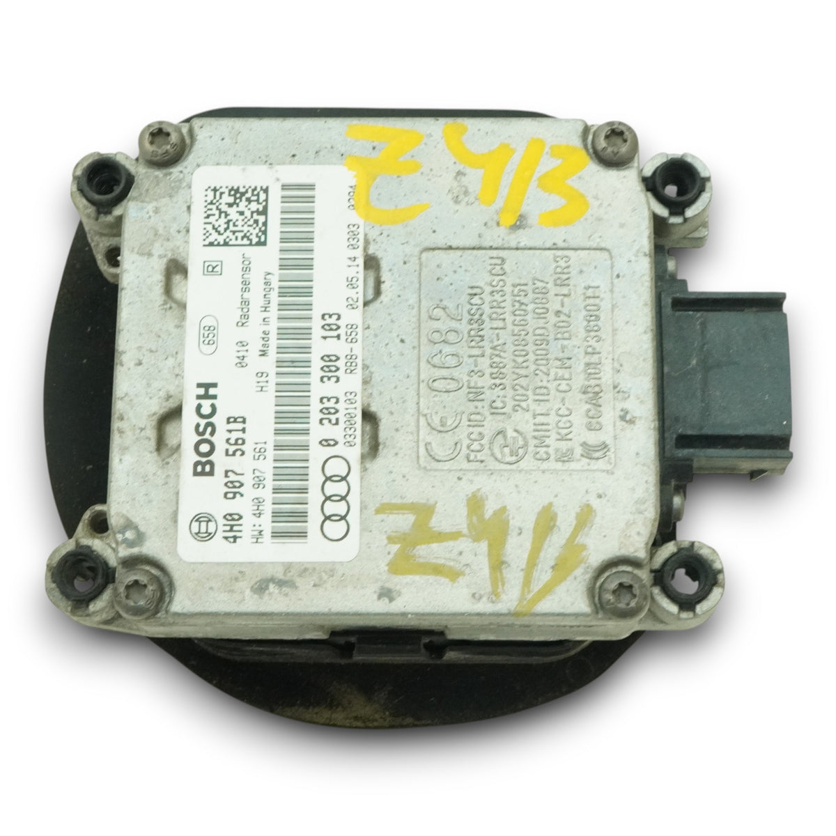 2011-2014 Audi A8 A8l D4 Adaptive Cruise Control Radar Sensor 4h0907561B OEM