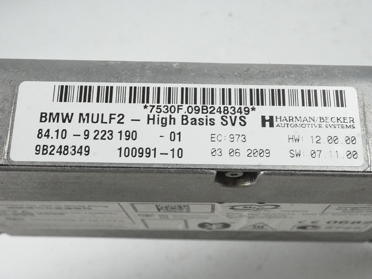2009 - 2010 Bmw 7 Series F01 750 X Drive Bluetooth Control Unit 84109223190