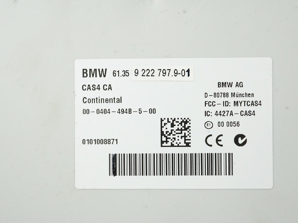  2009 - 2015 Bmw 7 Series F01 750 X Drive Theft Control Module 61359222797 OEM, used