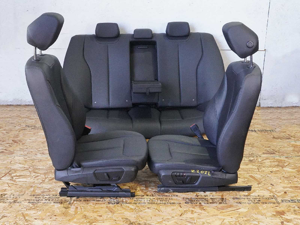 2012 - 2018 Bmw 3 Series F30 Seat Electric Leather Bucket Front Rear Set OEM