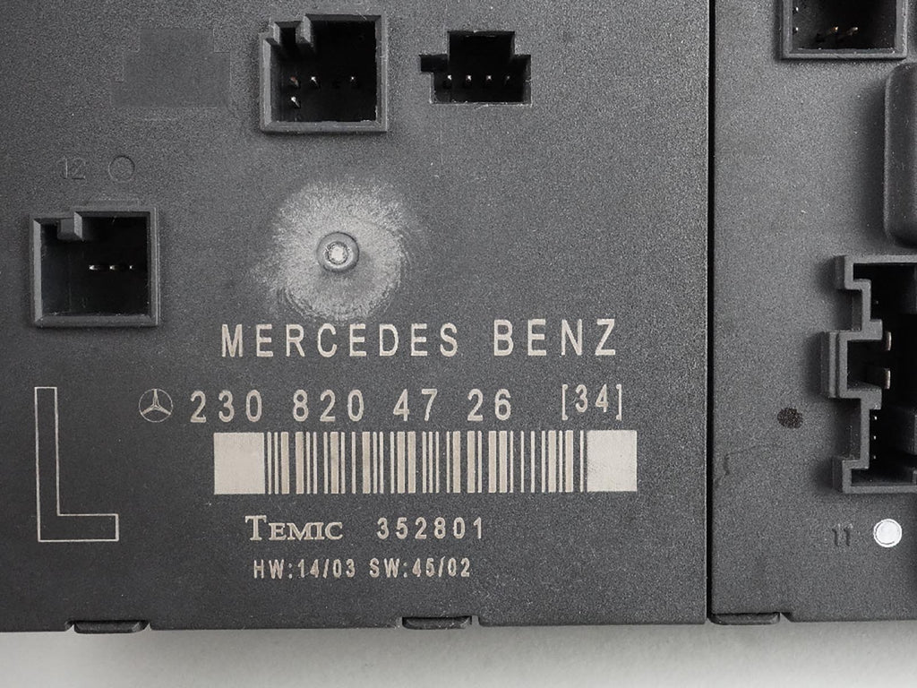  2003 - 2008 Mercedes Benz Sl Class R230 Door Module Control Lh Left 2308204726, used