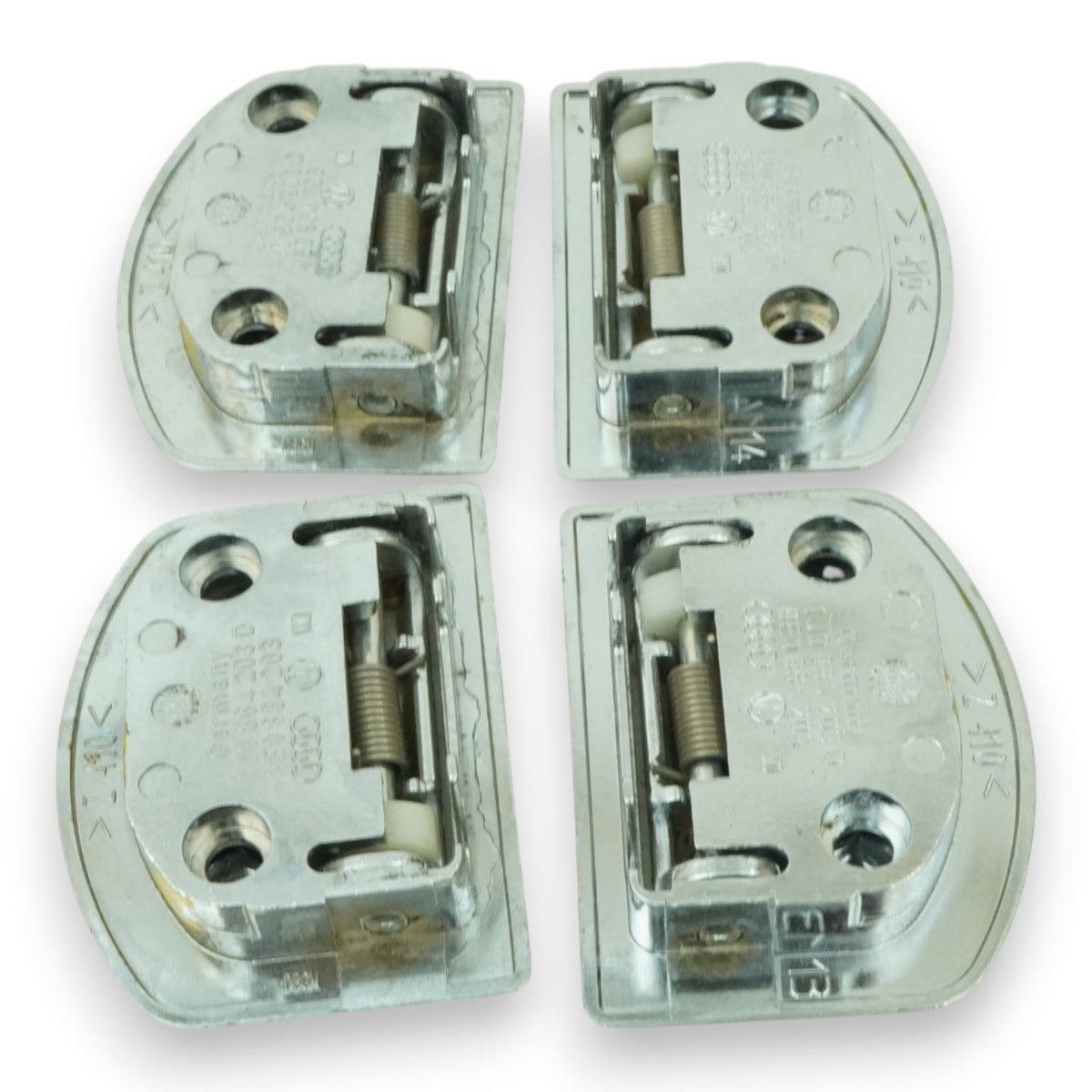 03-12 Bentley Continental GT Luggage Hook Tie Down Holder Set of 4 1J0864203D
