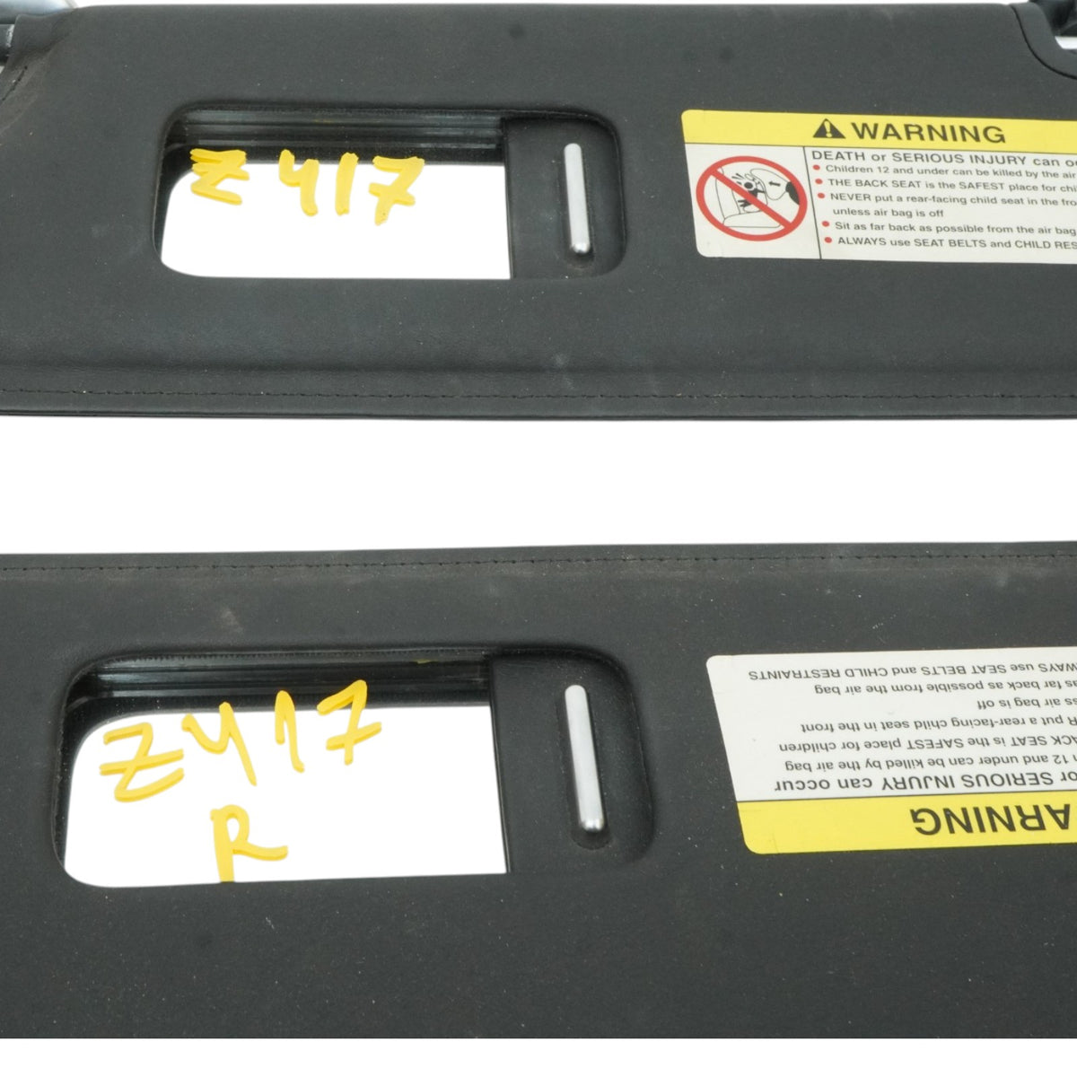 03-18 Bentley Continental GT GTC Sun Visor Shade Mirror Right Left Set Of 2 OEM