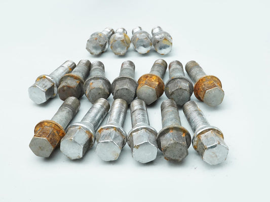 00-06 Mercedes Cl500 Cl600 Cl55 C215 Nuts Bolts Lug Wheel Rim Lock Set Of 17 OEM