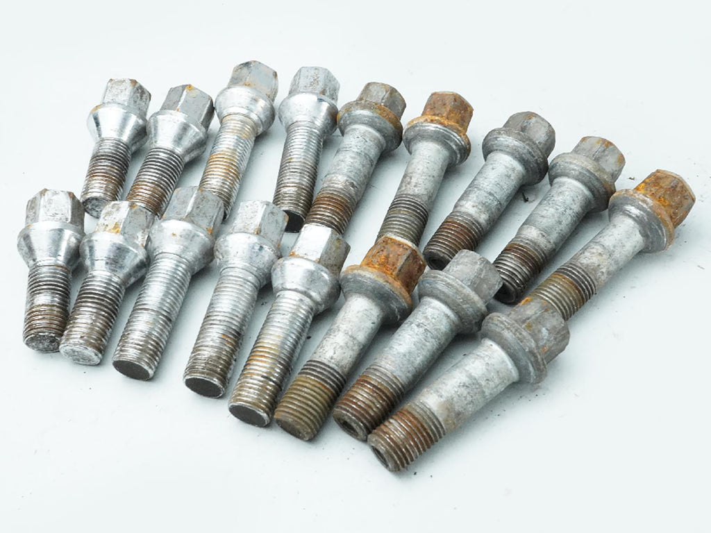  00-06 Mercedes Cl500 Cl600 Cl55 C215 Nuts Bolts Lug Wheel Rim Lock Set Of 17 OEM, in stock