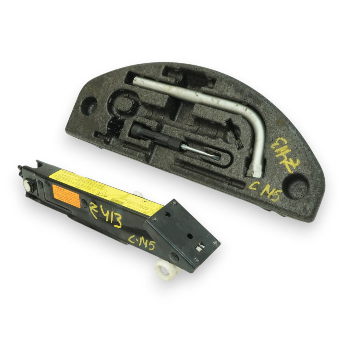 11-18 Audi A8 A8L S8 D4 Jack Lifting Spare Tire Tool Kit w Holder 4H0012110 OEM