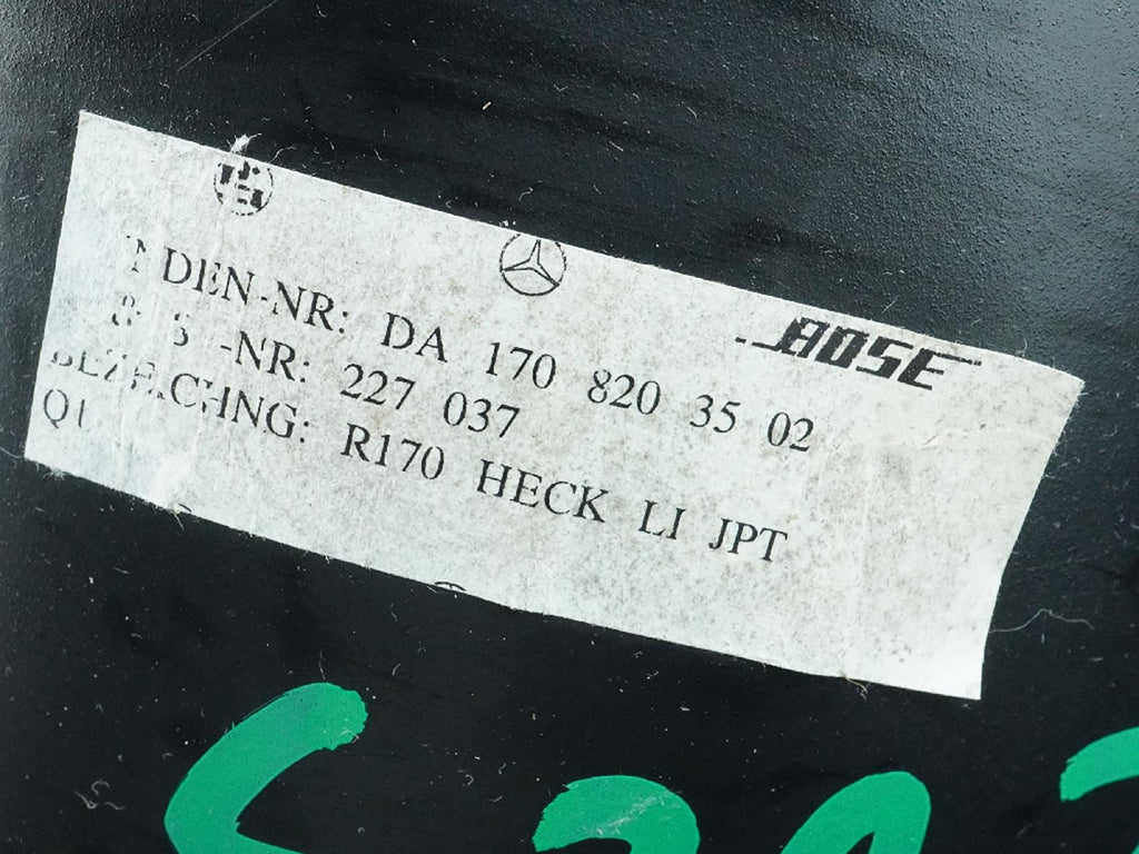  1997 - 2004 Mercedes Slk Class R170 Speaker Audio Sound Door Bose Left Lh, price