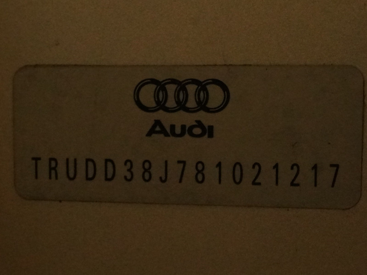 01-06 Audi TT Mk1 Convertible Door Panel Exterior W Handle Front Driver Left OEM