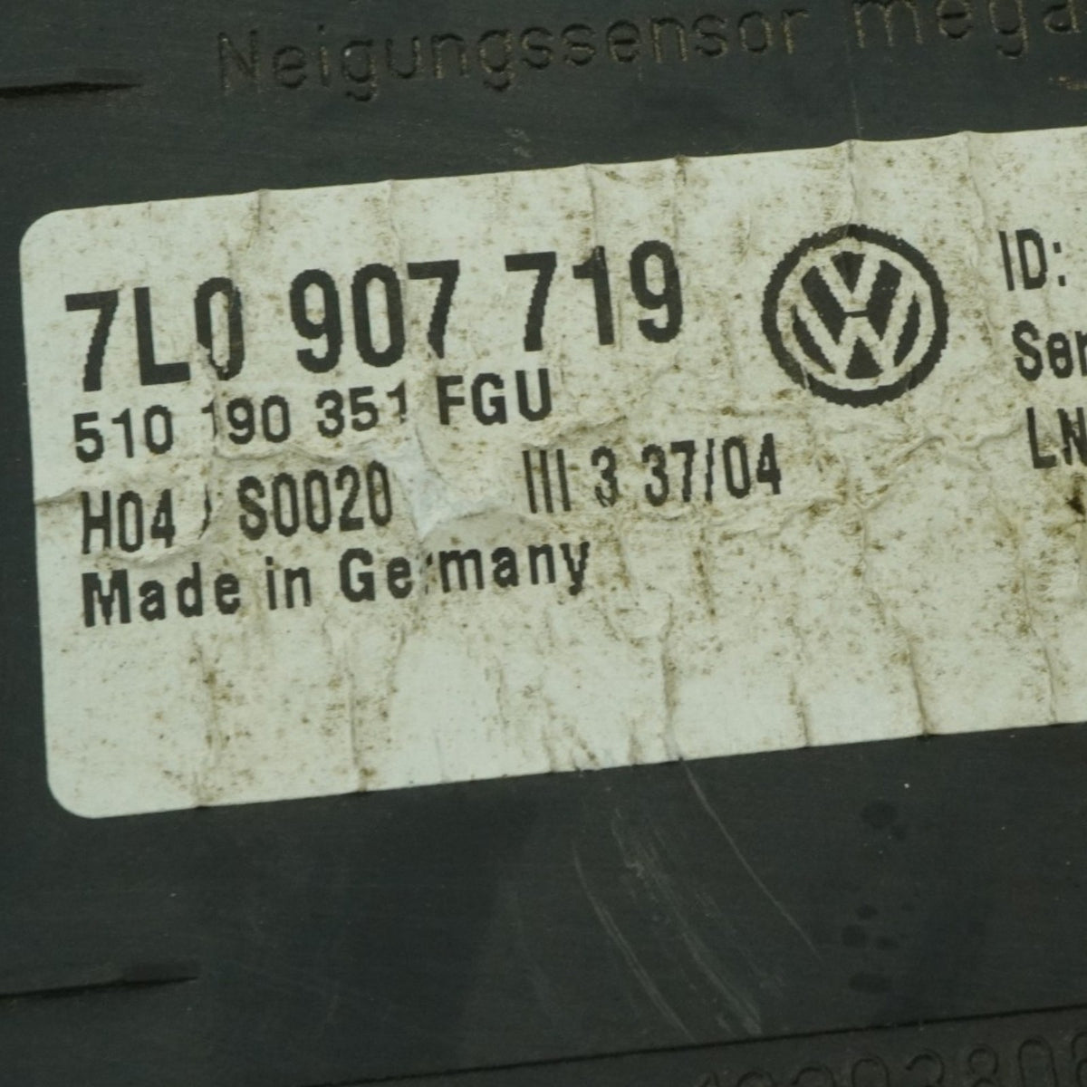 03-07 Bentley Continental GT Anti Theft Immobilizer Control Module 7L0907719 OEM