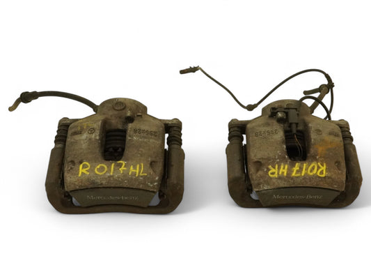 08-12 Mercedes C300 W204 4Matic Caliper Brake Stop Front Left Right Set Of 2 OEM