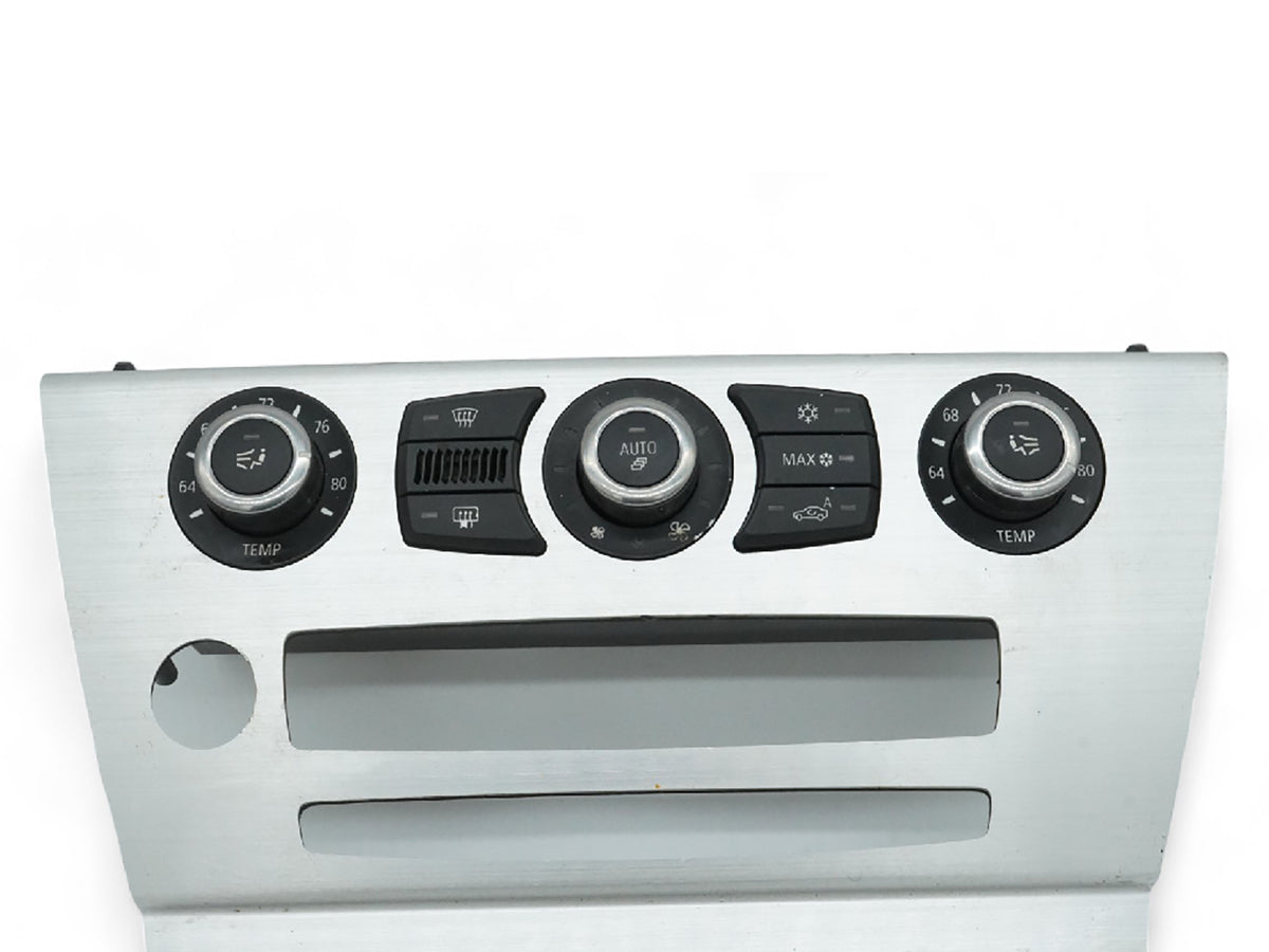 2008 - 2010 Bmw 6 Series E63 Ac Heater Temperature Control Panel Switch W Trim