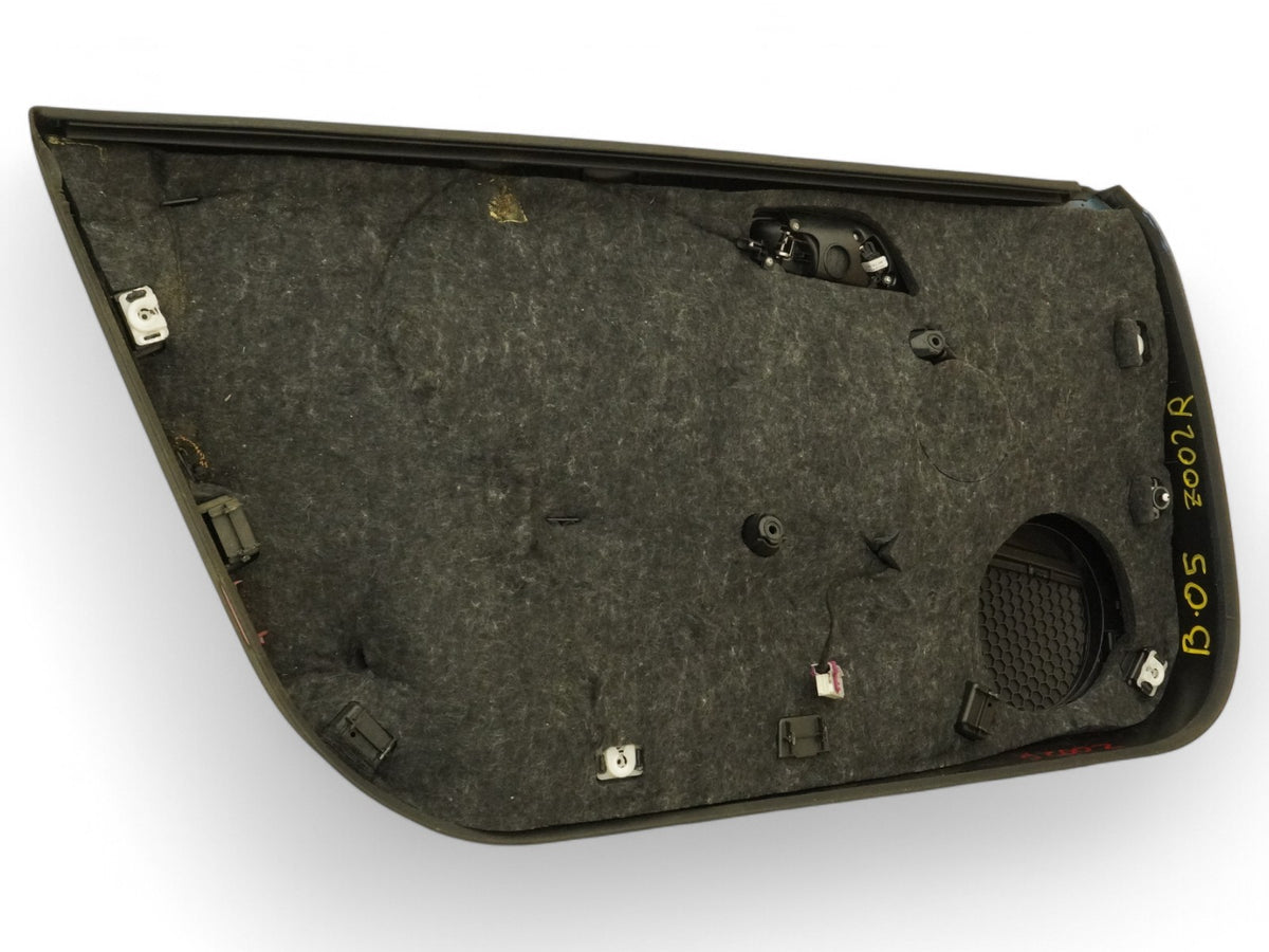 08-15 Audi TT Mk2 Door Panel Cover W Handle Interior Front Passenger Right OEM