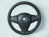 2007 - 2013 BMW X5 E70 STEERING WHEEL LEATHER HEATED W MULTIFUNCTION SWITCH OEM