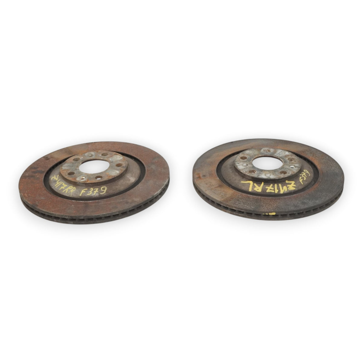 03-18 Bentley Continental GT 6.0L Brake Rotor Disc Rear Right Left Set Of 2 OEM