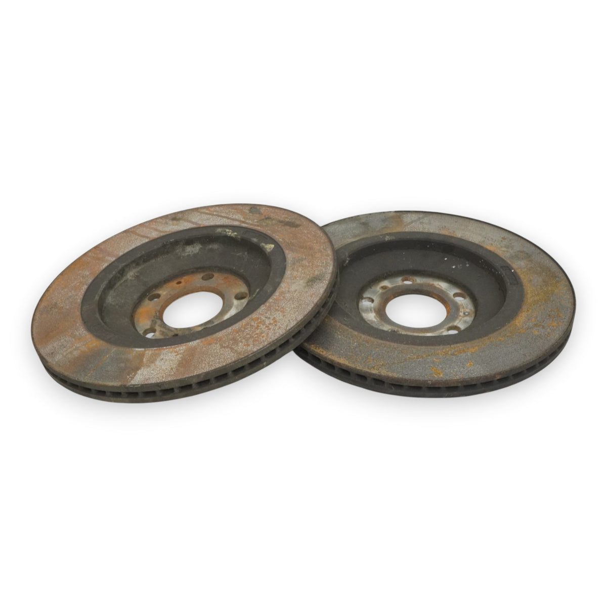 03-18 Bentley Continental GT 6.0L Brake Rotor Disc Rear Right Left Set Of 2 OEM