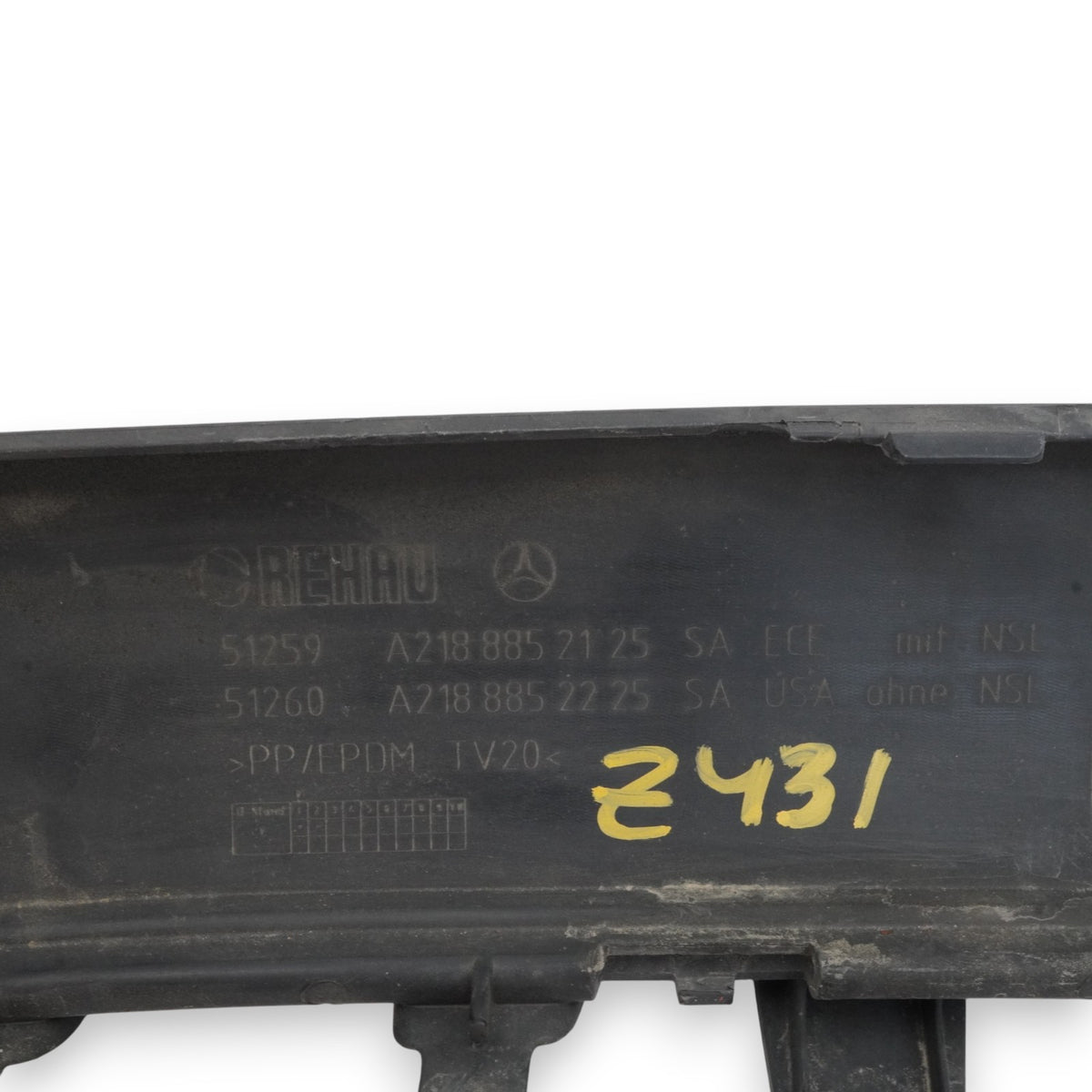 12-18 Mercedes CLS550 C218 Bumper Diffuser Lower Rear Exterior A2188852125 OEM