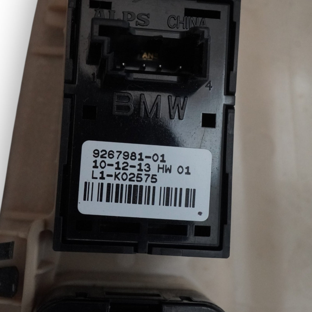 14-18 BMW X5 F15 Master Window Mirror Folding Power Switch Control 9297349 OEM