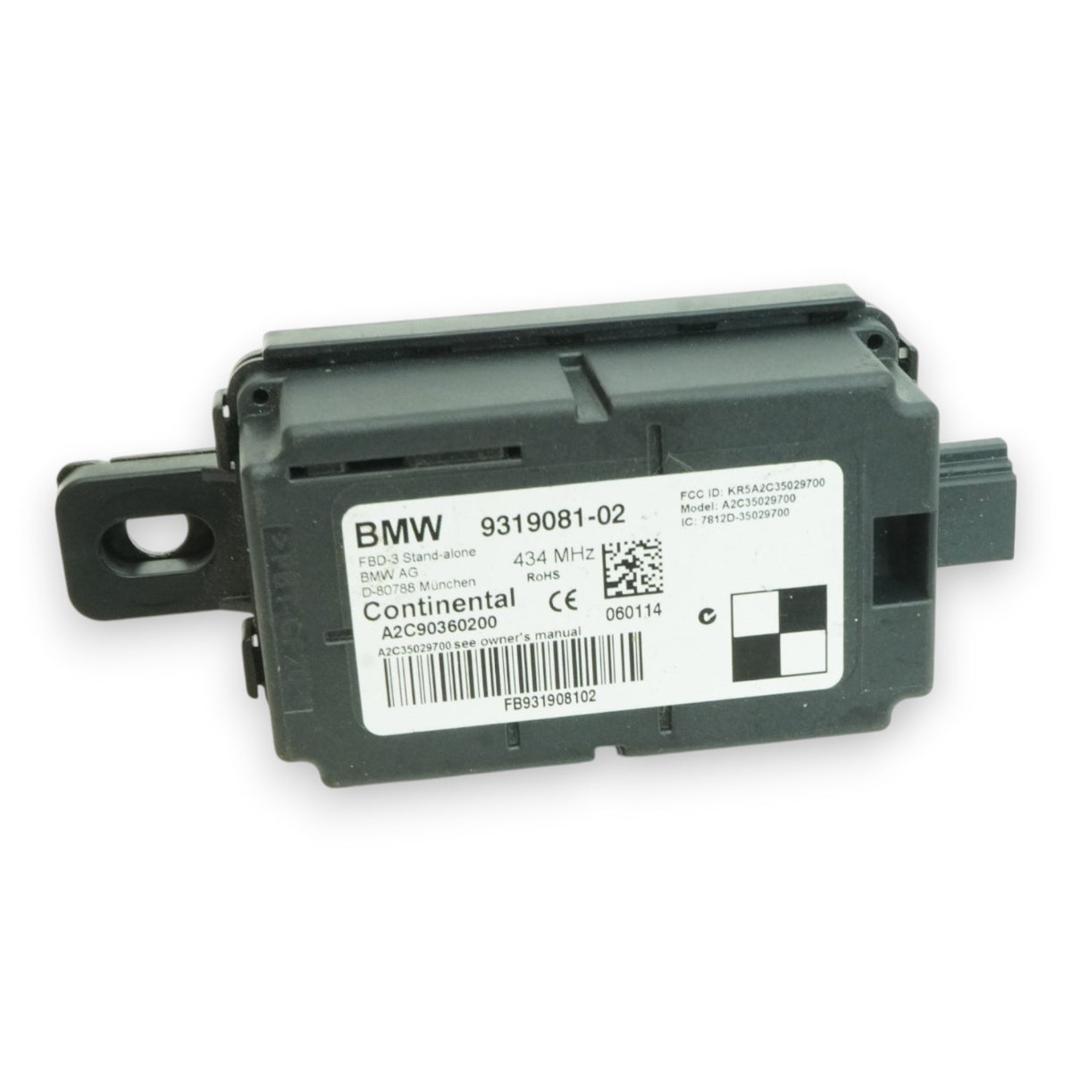14-18 BMW X5 F15 Antenna Keyless Entry Control Module Unit A2C90360200 OEM