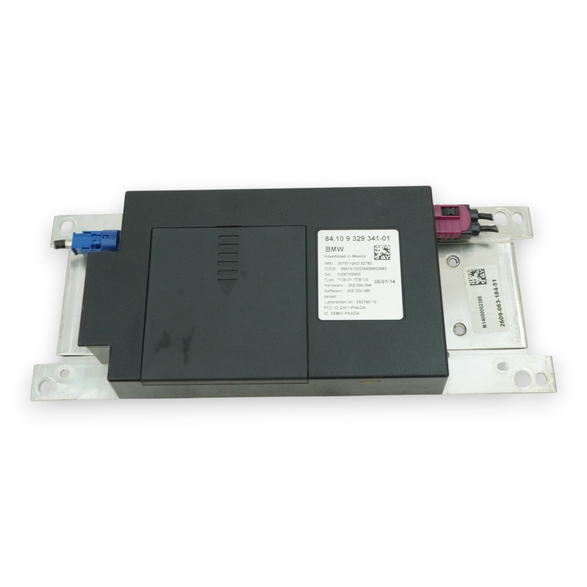 14-16 BMW X5 F15 Bluetooth Telematics Communication Control Module 929778702 OEM