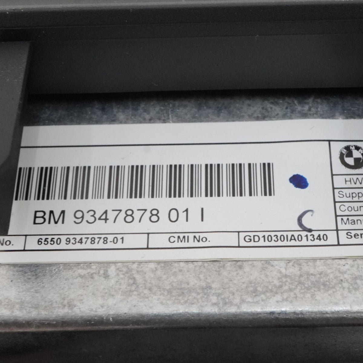 14-16 BMW X5 X5M F15 Display Screen Navigation Monitor Dashboard 65509347878 OEM