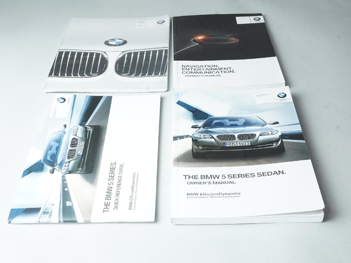 2011 - 2016 Bmw 5 Series F10 528 X Drive Owner Manual Books Bag Instruction