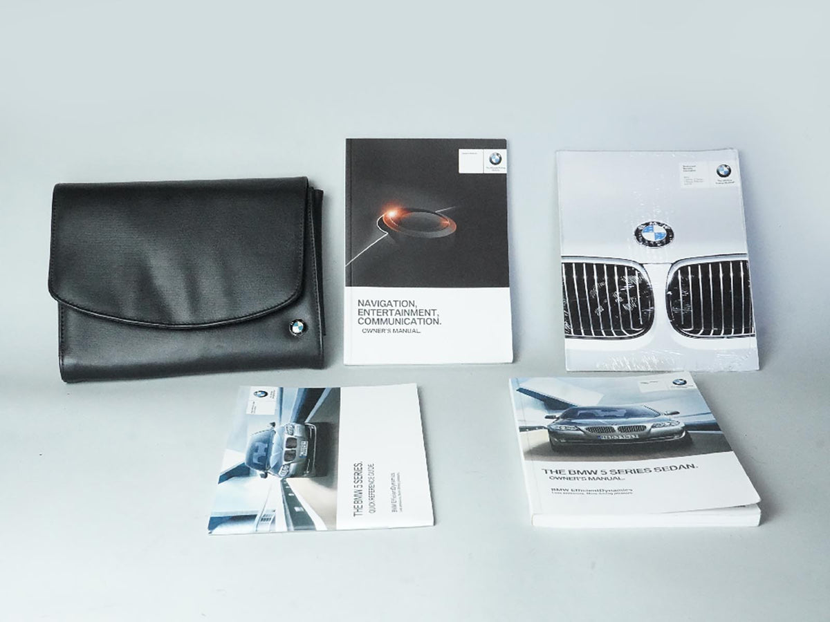 2011 - 2016 Bmw 5 Series F10 528 X Drive Owner Manual Books Bag Instruction