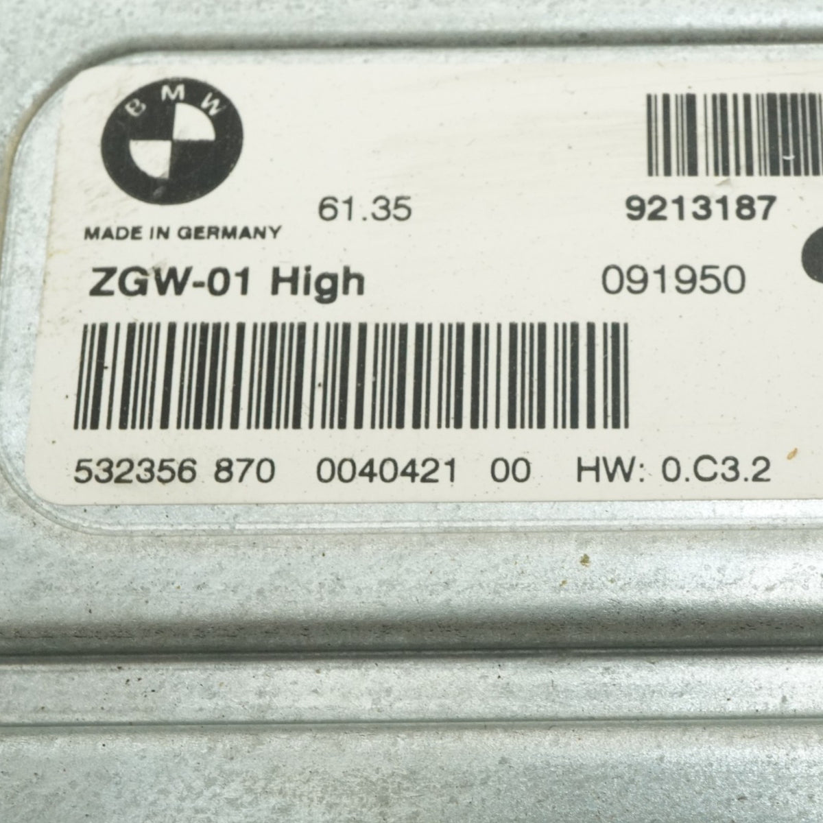 09-11 BMW 740I 750I 760I F01 F02 Anti Theft Locking Central Gateway 61359213187