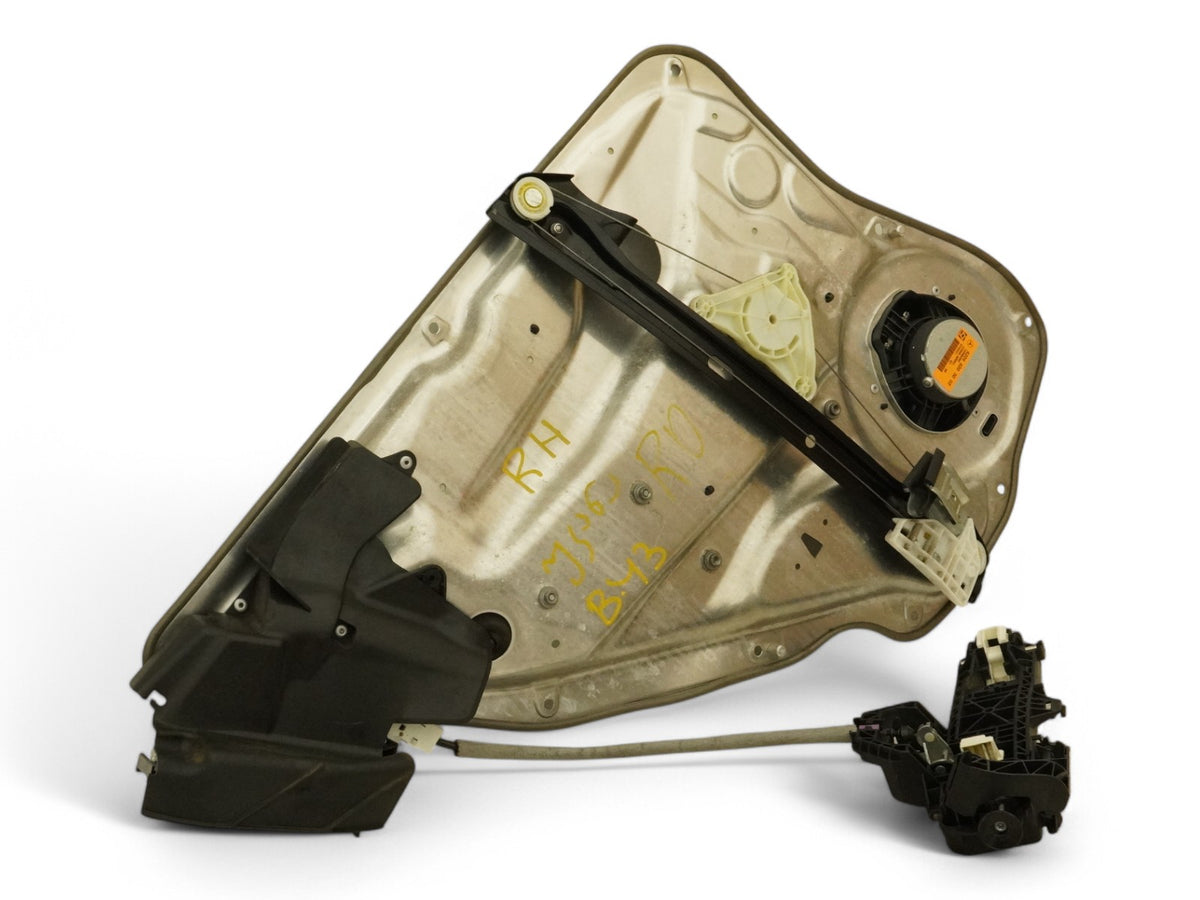 08-14 Mercedes C300 C350 C250 W204 Sedan Door Regulator Motor Module Frame Rr Rh