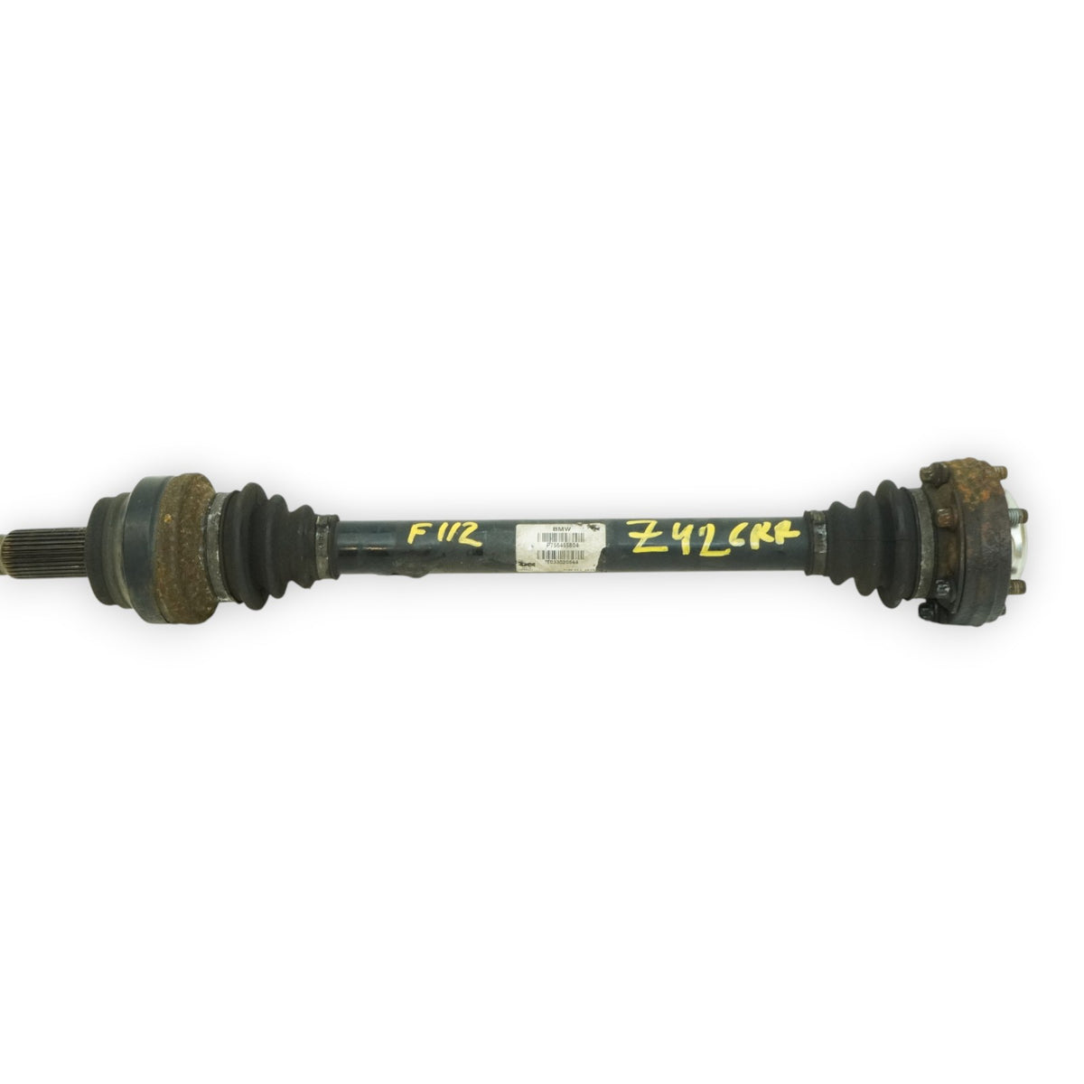 14-18 BMW X5 F15 XDRIVE 4.4L Axle Shaft CV Rear Passenger Right Side 7564558 OEM