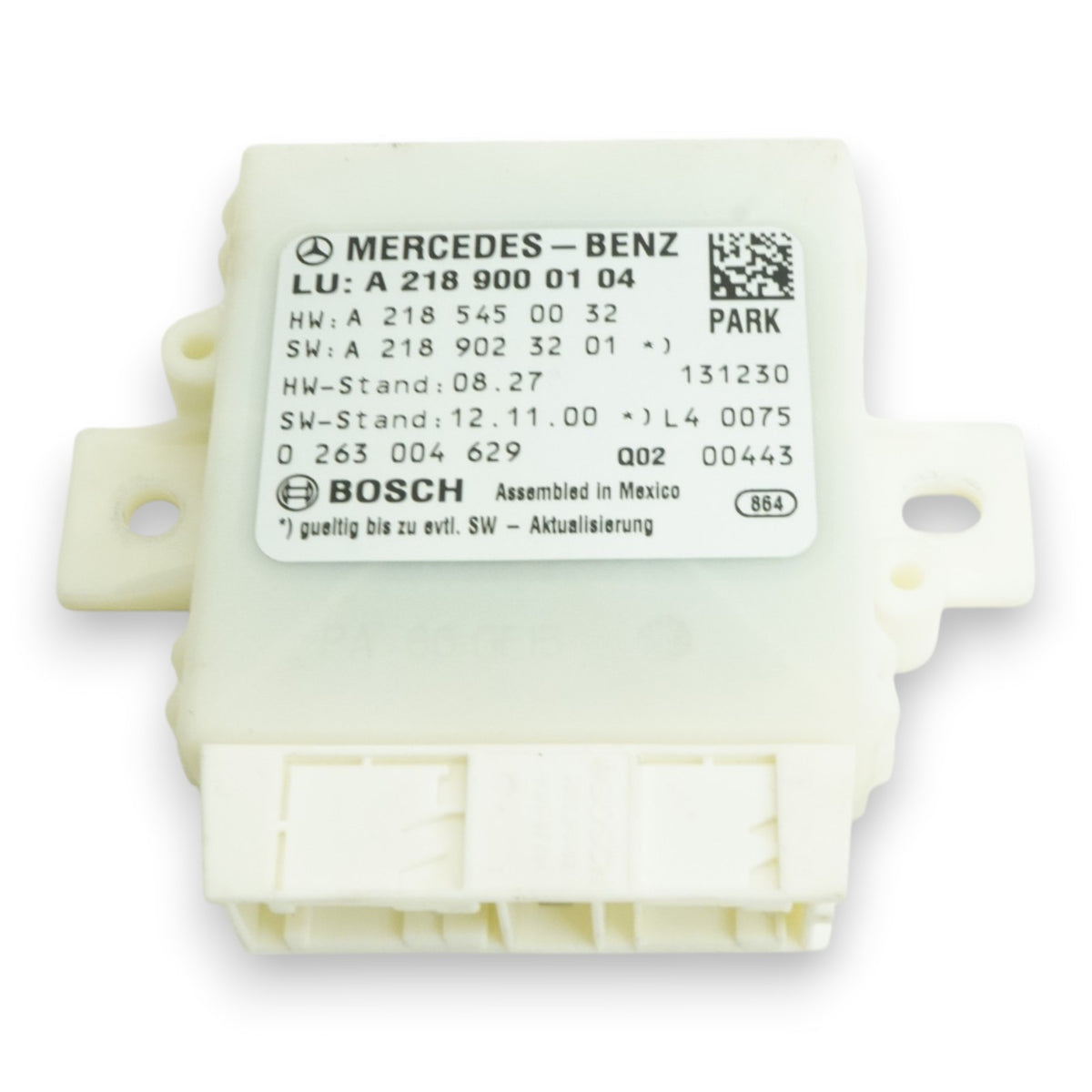 2014 Mercedes CLS550 CLS63 C218 Parktronic Assist Sensor Module A2185450032 OEM