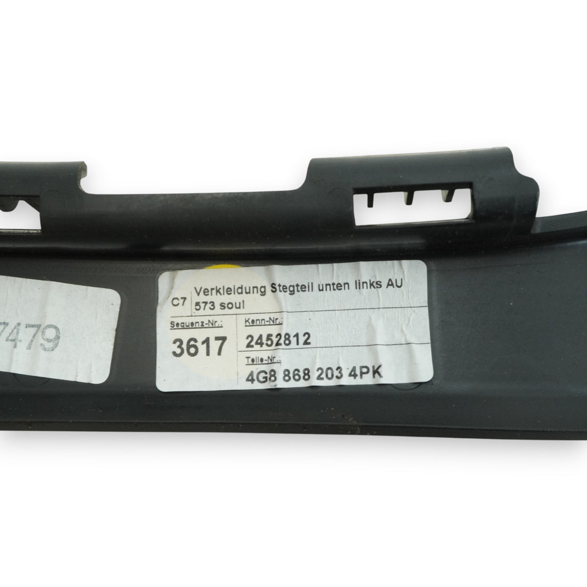 12-18 Audi RS7 S7 A7 4G A Pillar Cover Panel Trim Front LH RH Set 4G8868204PK