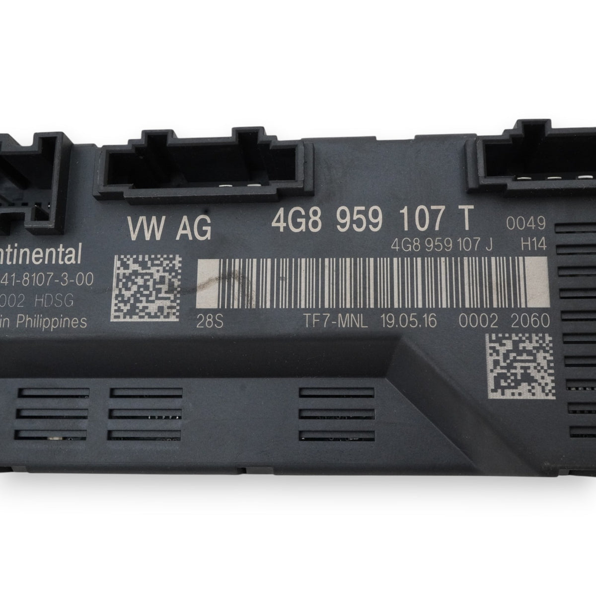 12-18 Audi S7 4G Liftgate Tailgate Trunk Control Computer Module 4G8959107T OEM