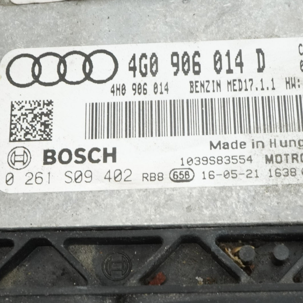 16-17 Audi S7 S6 4G C7 4.0L ECU Engine Computer Control Module 4G0906014D OEM